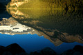Early morning reflection on Lake Louise