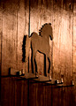 Sepia Horse Sculpture - Fox Farms